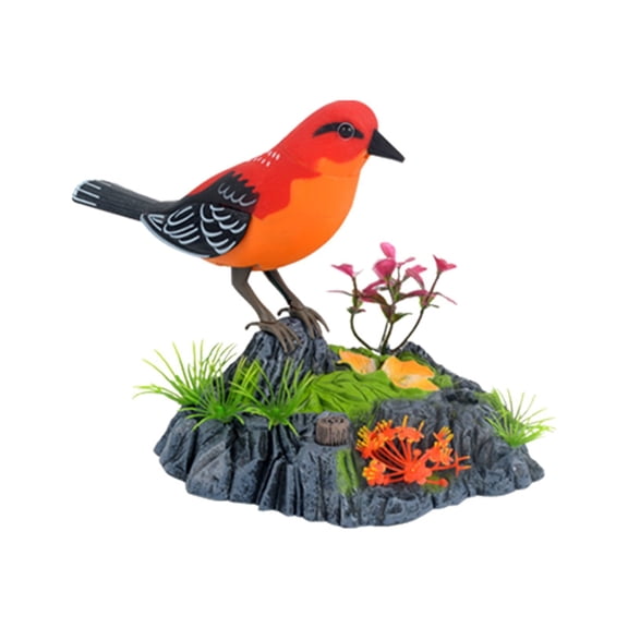 Musatteng Voice Activated Talking Parrot Toy - Realistic Moving Bird with Sound Sensor, Interactive Educational Pet for Kids & Bird Lovers