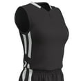thumbnail image 1 of Muscle Basketball Jersey, Women's 2X-Large, Black with White Highlights, 1 of 2