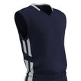 thumbnail image 1 of Muscle Basketball Jersey, Youth X-Large, Navy with White Highlights, 1 of 2