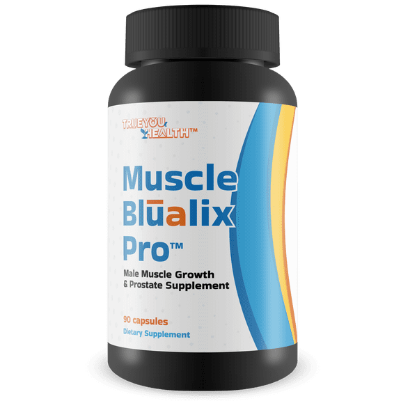 Muscle Blualix Pro - Premium Prostate Supplement for Men - Promote Healthy Energy & Motivation - Vitamin D & Zinc & Turmeric Prostate Formula - Antioxidant Prostate Support for Male Health & Wellness