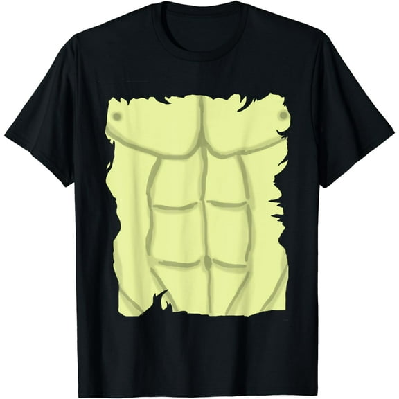 Muscle Bodybuilder Six Pack Abs Ripped T-Shirt Men Boys Kids T-Shirt