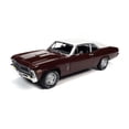 thumbnail image 1 of Muscle Car & Corvette Nationals (MCACN) 1970 Chevy Nova SS 396, Black Cherry Red and White - Auto World AMM1230 - 1/18 scale Diecast Model Toy Car, 1 of 9