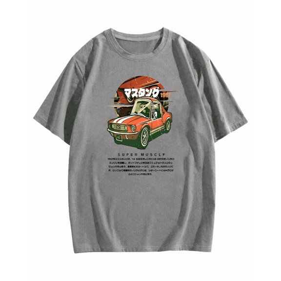 Muscle Car Cotton casual T-shirt