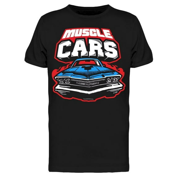 Muscle Cars T-Shirt Men -Image by Shutterstock, Male Medium