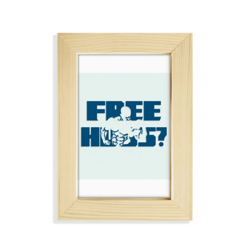 Muscle Exercise Hug Art Deco Fashion Desktop Display Photo Frame ...