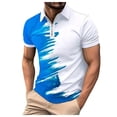 thumbnail image 1 of Muscle Fit Dress Shirts Stretch Slim Fit Short Sleeve, 1 of 5
