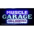 thumbnail image 1 of Muscle Garage Full Service Open 24 Hours Framed LED Sign, 1 of 6