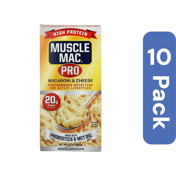 Muscle Mac Mac and Cheese Probiotic MCT Oil 6.75 oz (Pack of 10)