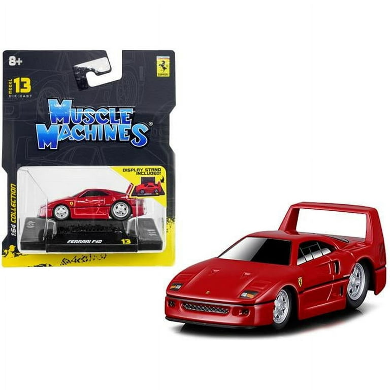 Muscle Machines 15558r 3 in. 1-64 Scale Diecast Ferrari F40 Model