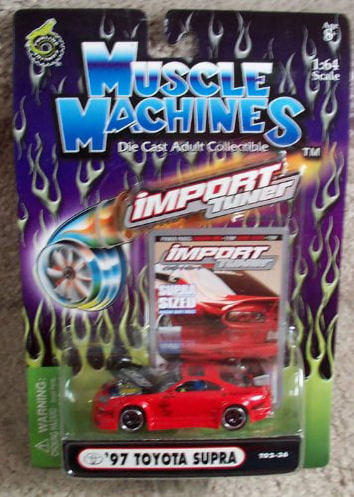Muscle Machines Import Tuner 97 Toyota Supra in Red #T02-36