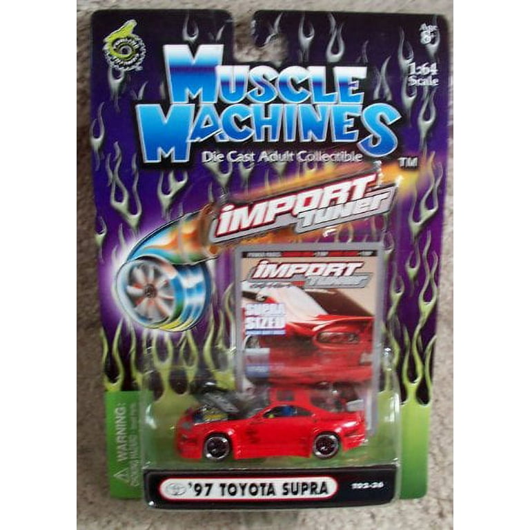 Muscle Machines Import Tuner 97 Toyota Supra in Red #T02-36