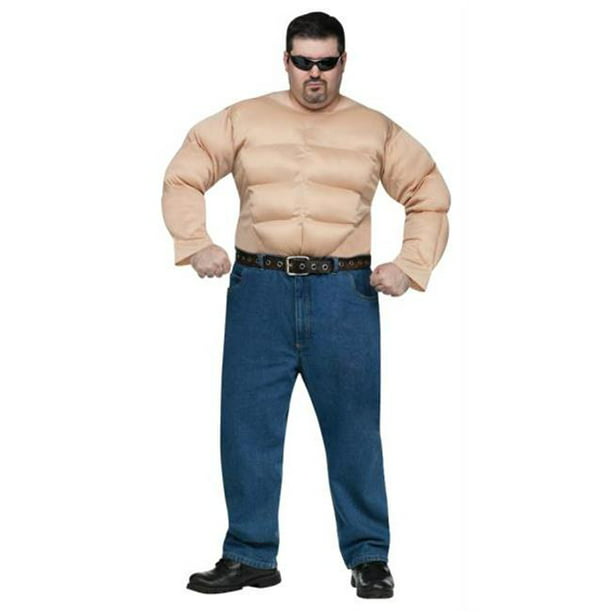 Muscle Man Adult Halloween Shirt - Walmart.com