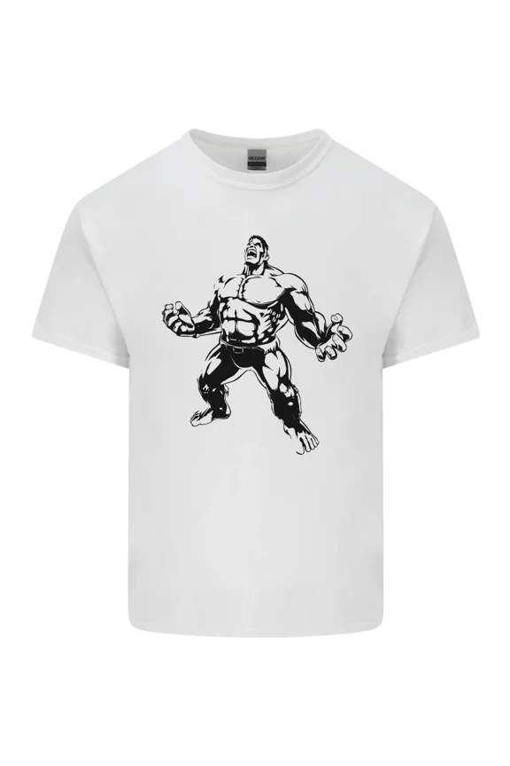 Muscle Man Gym Training Top Bodybuilding with a Workout and Lifter Unisex T-Shirt, up to size 5xl