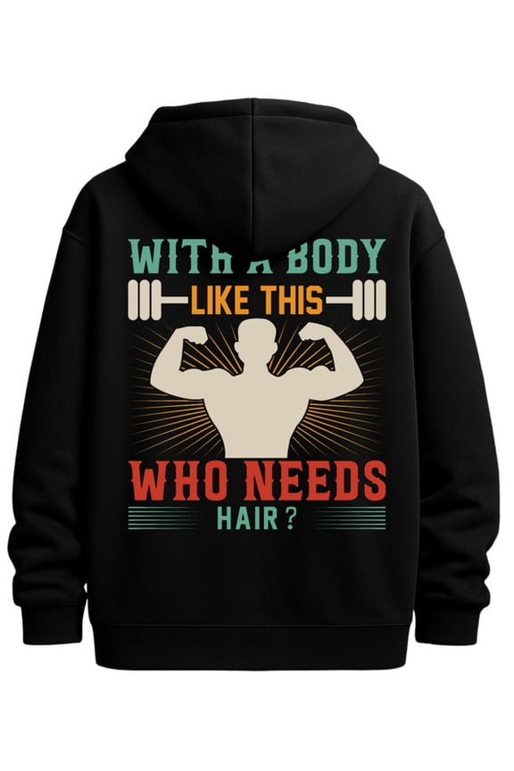 Muscle Man Hoodie funny hoodies funny humor for men regular fit black Comfortable for Casual Wear high quality funny humor Funny Unisex Shirt Graphic tshirts