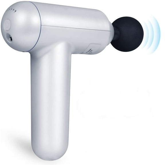 Muscle Massage Gun, Handheld Therapy Gun, High Frequency Deep Tissue Percussion Massager, Electric Massager with 6 Speeds and USB Charging