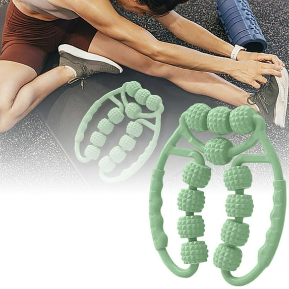 Muscle Massage Roller Wheel - Professional Deep Tissue Massager for Legs, Arms, Calves & Neck, Portable Adjustable Pressure Relief Tool for Physical Therapy, Sports Recovery & Cellulite Reduction
