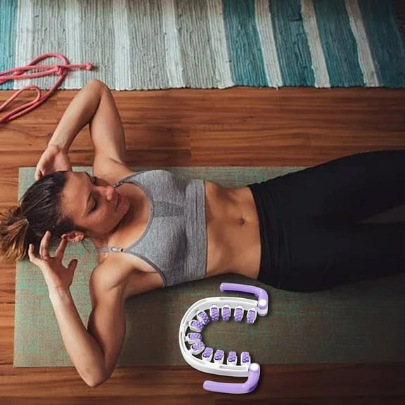 Muscle Massager Roller Deep Tissue Portable Fascia Relaxation Tool for Leg Waist Arm Yoga Exercise