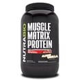 thumbnail image 1 of NutraBio Muscle Matrix Protein Powder - 25g of Protein Per Scoop - Whey Isolate and Micellar Casein Combo for Fast and Slow Release - Vanilla - 2 Pounds, 28 Servings, 1 of 9