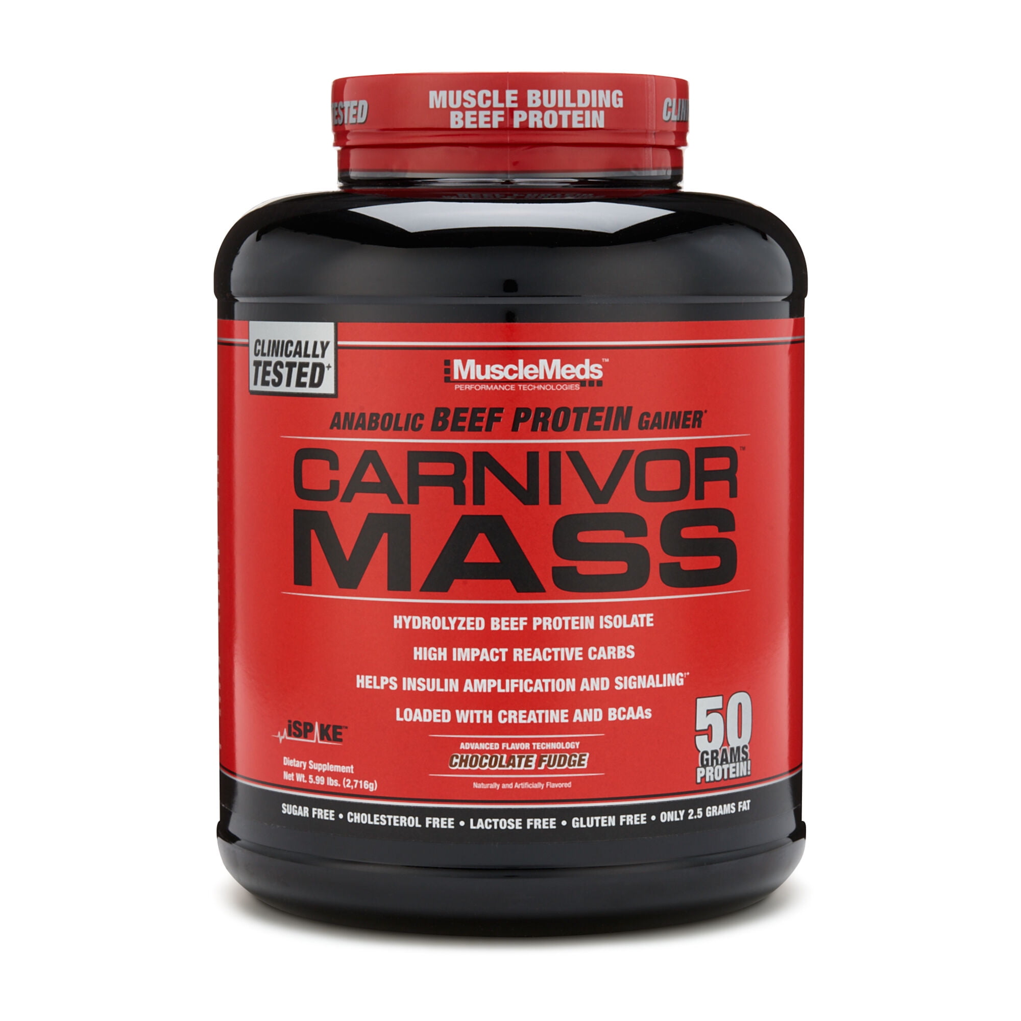 Muscle Meds Carnivor Mass Chocolate Fudge - 5.99 lbs
