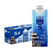 Muscle Milk 26g High Protein Shake, Cookies N Creme, Ultra- Filtered Milk 11 fl oz, 12 pack