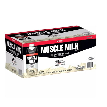 Muscle Milk Genuine Non-Dairy Protein Shake, Vanilla (11 Fl. Oz., 18 Pk.)