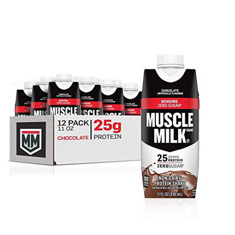 Muscle Milk Genuine Protein Shake Chocolate Muscle Milk Genuine Protein Shake, Chocolate, 25g Protein, 11 Fl Oz