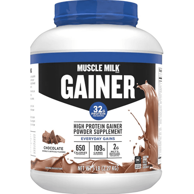 Muscle Milk High Protein Gainer Powder Chocolate 5 lbs