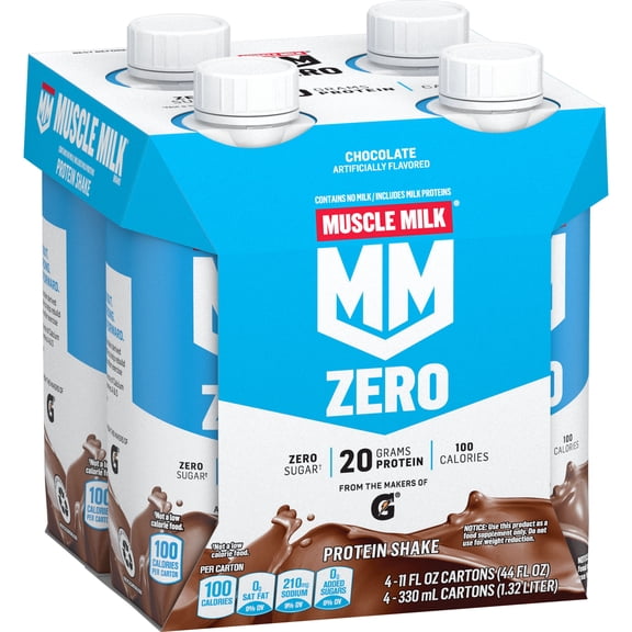 Muscle Milk Non Dairy Protein Shake Chocolate - 4 CT