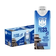 Muscle Milk Pro 33g High Protein Shake Ultra Filtered Milk, Cookies N Cr me, 11 fl oz, 12 pack