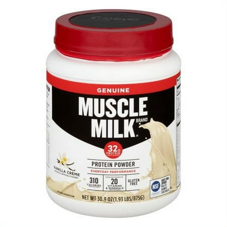 Muscle Milk Protein Powder Vanilla - 1.93 lbs (Pack of 48)