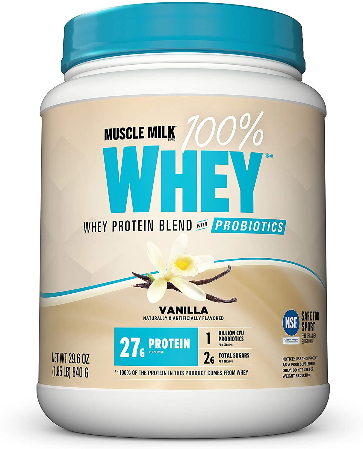 foodspring Whey Protein Powder Vanilla – with 24g Protein for Muscle  Building, Perfect Solubility, from Pasture Milk, Rich in BCAAs & EAAs -  750g : : Health & Personal Care
