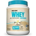 thumbnail image 1 of Muscle Milk Whey Protein Powder with Probiotics, Vanilla, 27g Protein, 1.85lbs, 1 of 3
