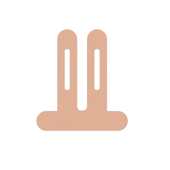 Muscle Patches Pre - Cut Knee Support Tape 10Pc, Beige, Flexible Adhesive Knee Tape For Sports, Running, Training, Knee Protection And Muscle Stabilization