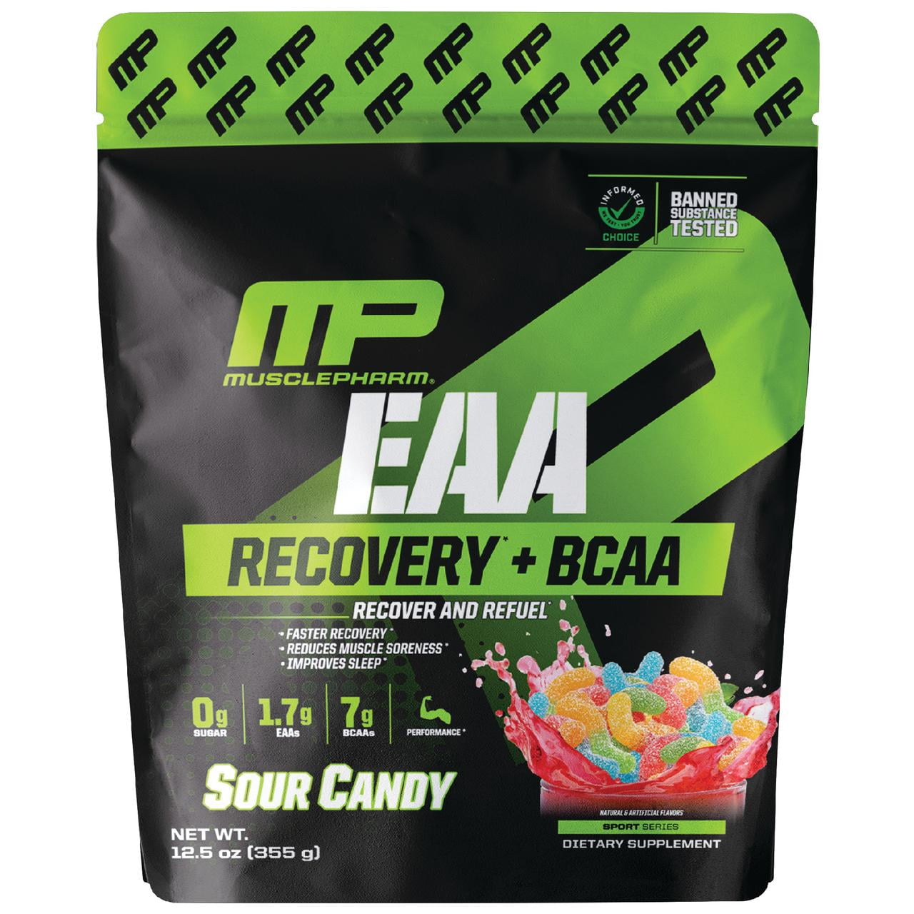 Muscle Pharm EAA Recovery + BCAAs, Post Workout Essential Amino Acids