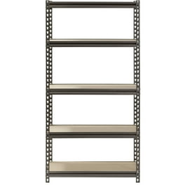 Home Basics 13.8 W X 21 D X 46.5 H 4 Shelf Wire Freestanding Shelves Grey 4 Pack Walmart