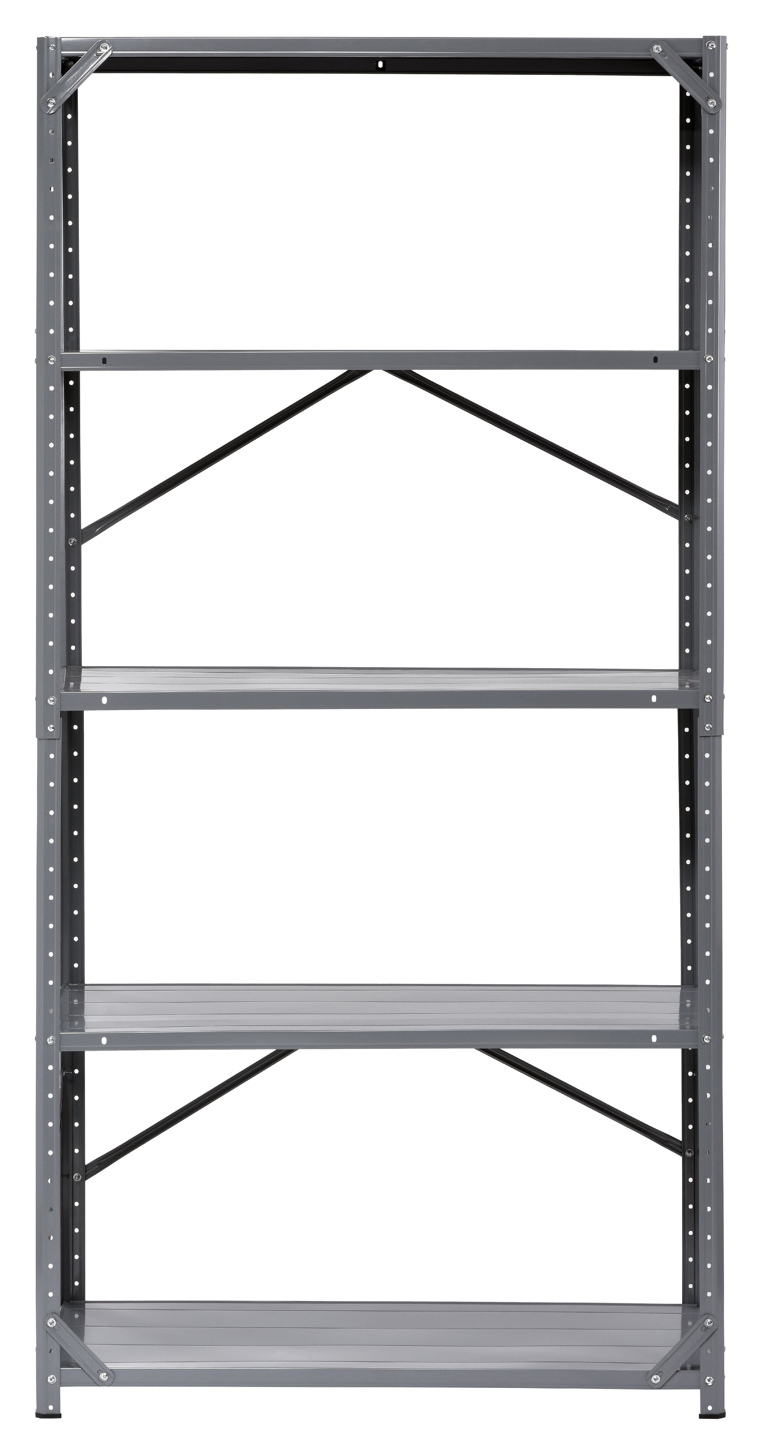 Muscle Rack 36"W x 16"D x 72"H 5Shelf Steel Commercial Shelving Unit