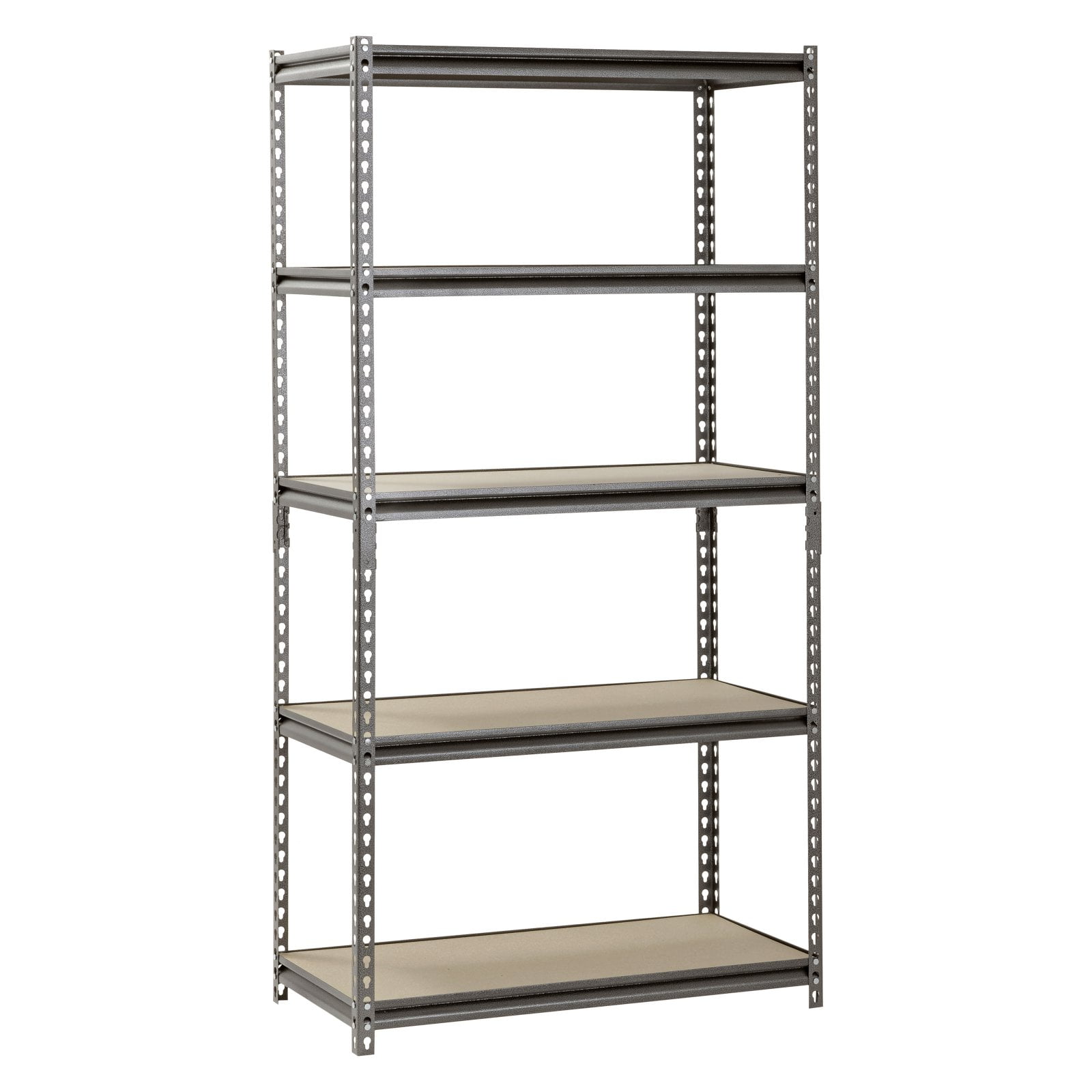 Muscle Rack 36"W x 18"D x 72"H Steel Shelving, 800 lbs. Capacity per Shelf; Silver