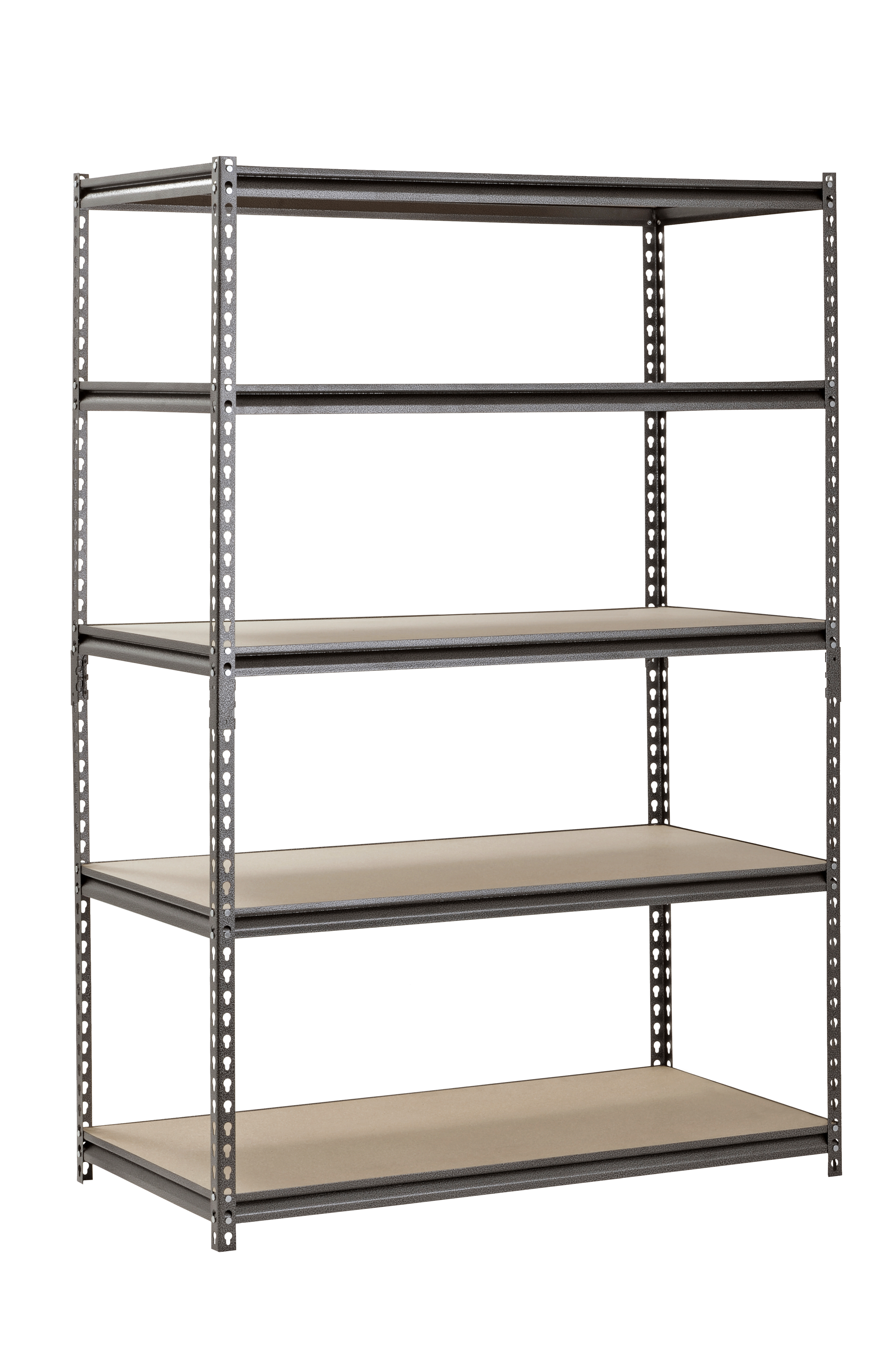 Muscle Rack 48"W x 24"D x 72"H 5-Tier Steel Shelving; 4,000 lb. Total Capacity; Silver - image 1 of 7