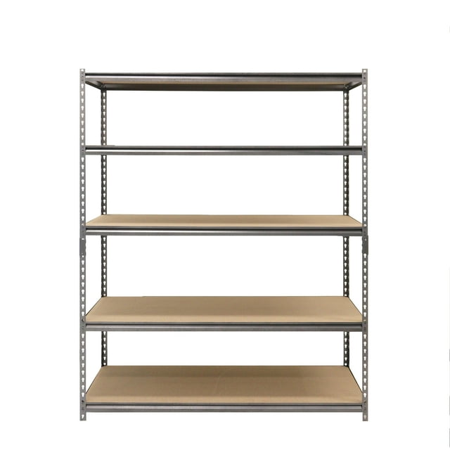 Muscle Rack 60"W x 24"D x 72"H, 5Tier Freestanding Steel Shelving Unit