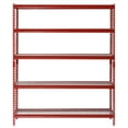 thumbnail interactive-video image 1 of Muscle Rack 60"W x 24"D x 72"H 5-Tier Steel Shelving; 650 lb. Capacity per Shelf; Red, 1 of 6