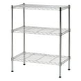 thumbnail image 1 of Muscle Rack Chrome 3-Tier 24"W x 14"D x 30"H Wire Shelving Unit, 1 of 2