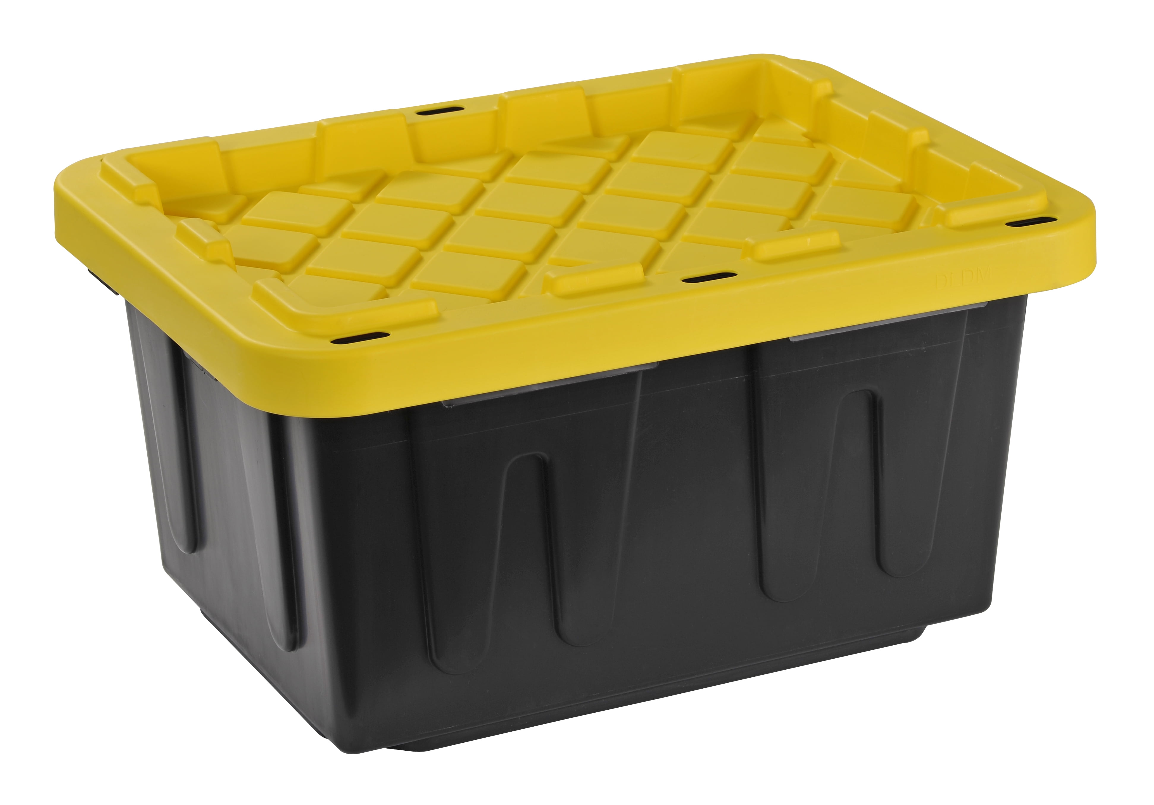 Rubbermaid Commercial Plastic Food Storage Container Lid, Round, Yellow 4 Quart