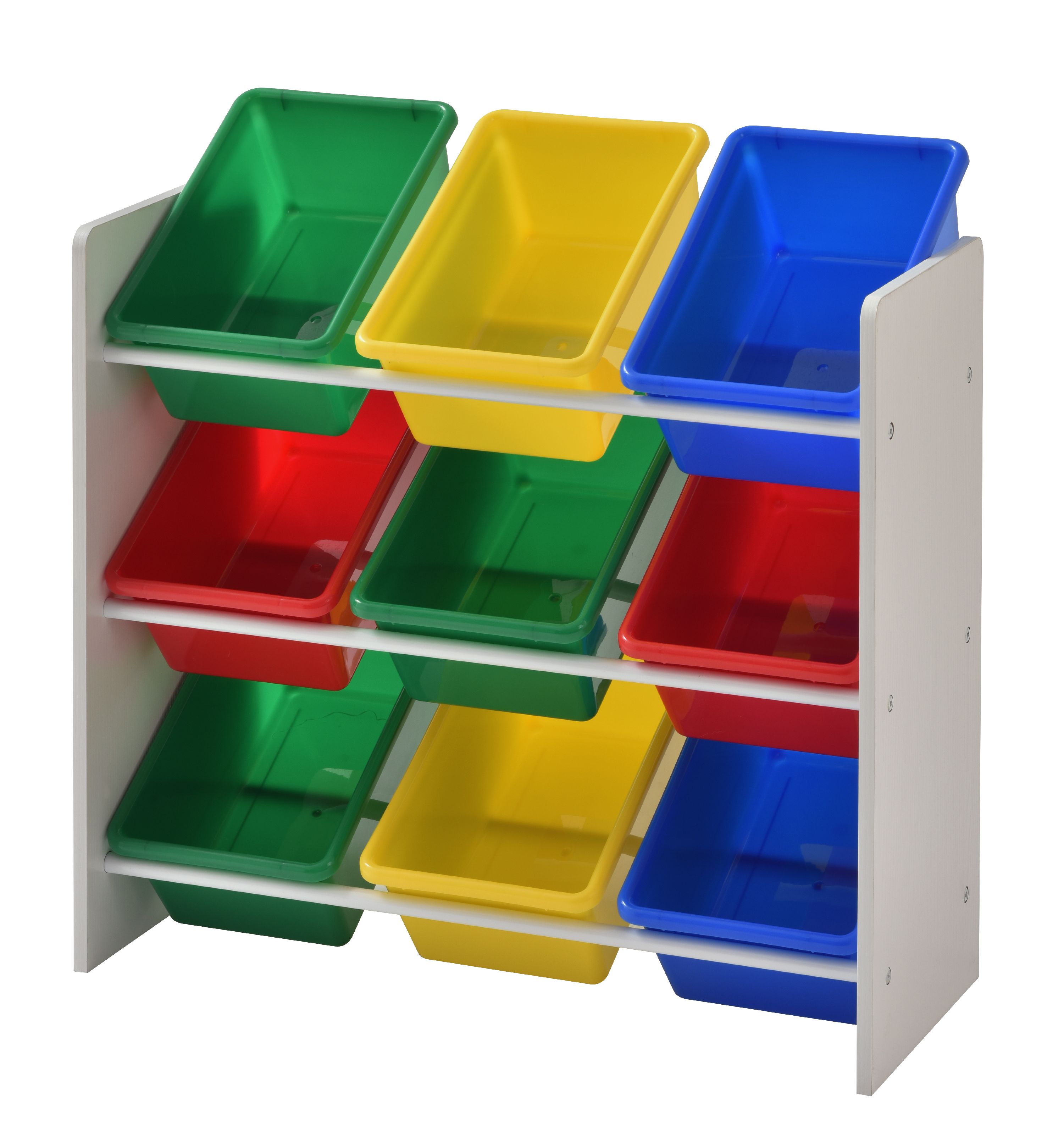 Muscle Rack Kids Storage Organizer with 9 Multi color Bins - image 1 of 3