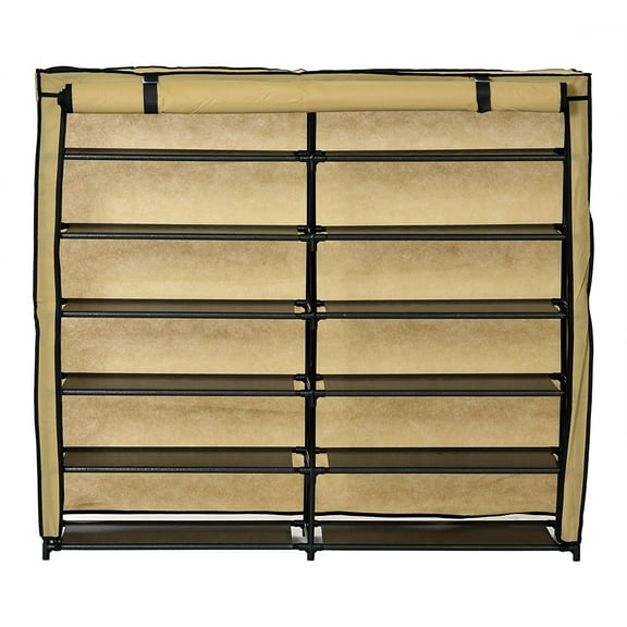 Muscle Rack SRC7L-TN Shoe Rack With Cover 7 Level
