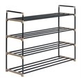 thumbnail image 1 of Muscle Rack Sr4L-Gry 4 Level Shoe Rack, 1 of 6