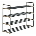 thumbnail image 1 of Muscle Rack Sr4L-Gry 4 Level Shoe Rack, 1 of 6