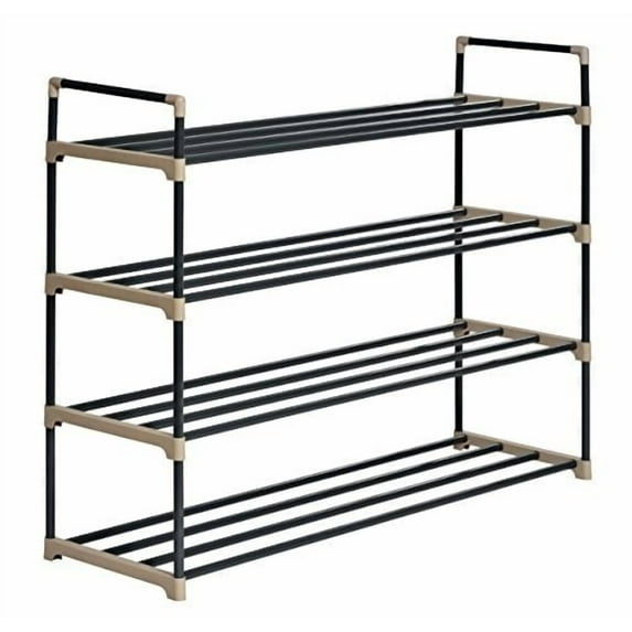 Muscle Rack Sr4L-Gry 4 Level Shoe Rack