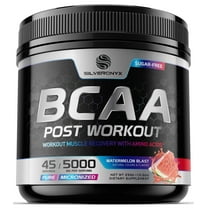 Muscle Recovery Drink Powder with BCAA, L-Glutamine & Amino Acids - Best Muscle Recovery Supplements for Post Workout - Sugar Free, Branched Chain Amino Acid Supplement for Women & Men - 45 Servings