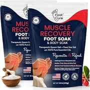 Muscle Recovery Foot Soak with Epsom Salt, Post Workout, Deep Relaxation