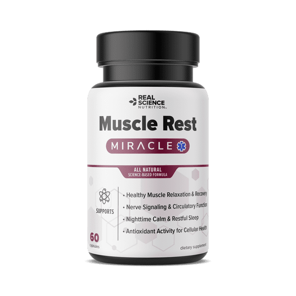 Muscle Rest Miracle Nitric Oxide Supplement for Restless Legs & Sleep